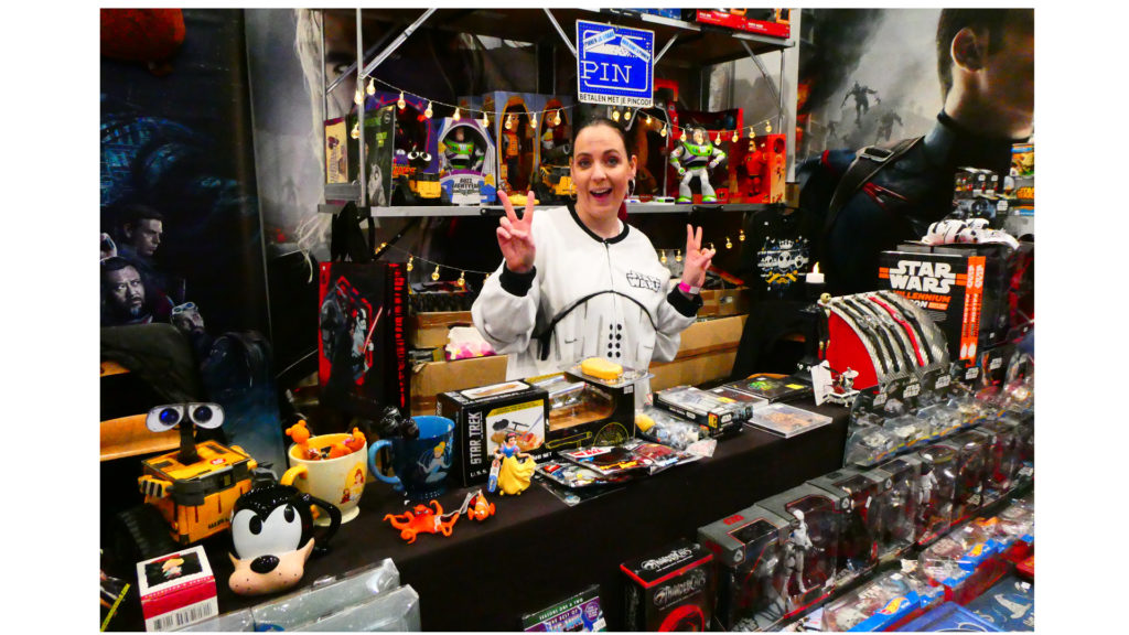 Toys, posters and books
