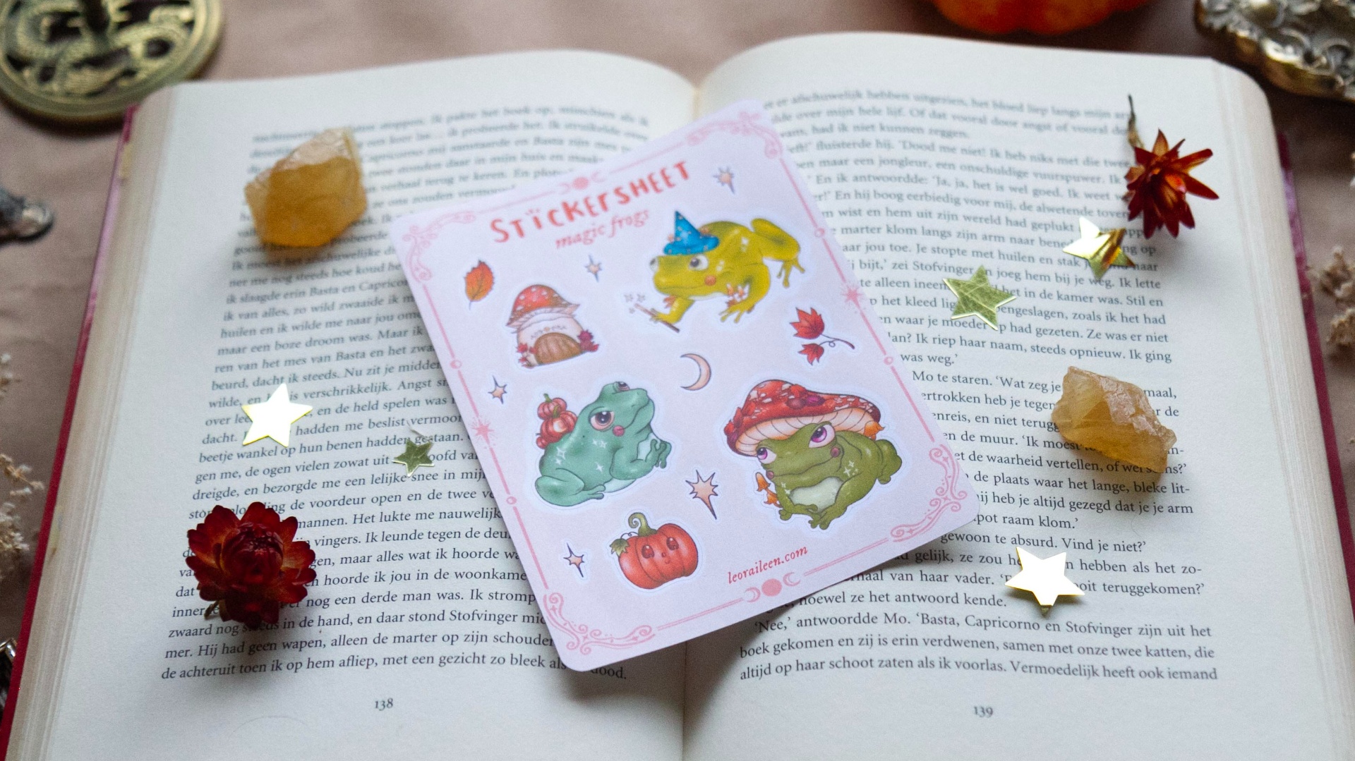 Magic Frog Friends Stickersheets