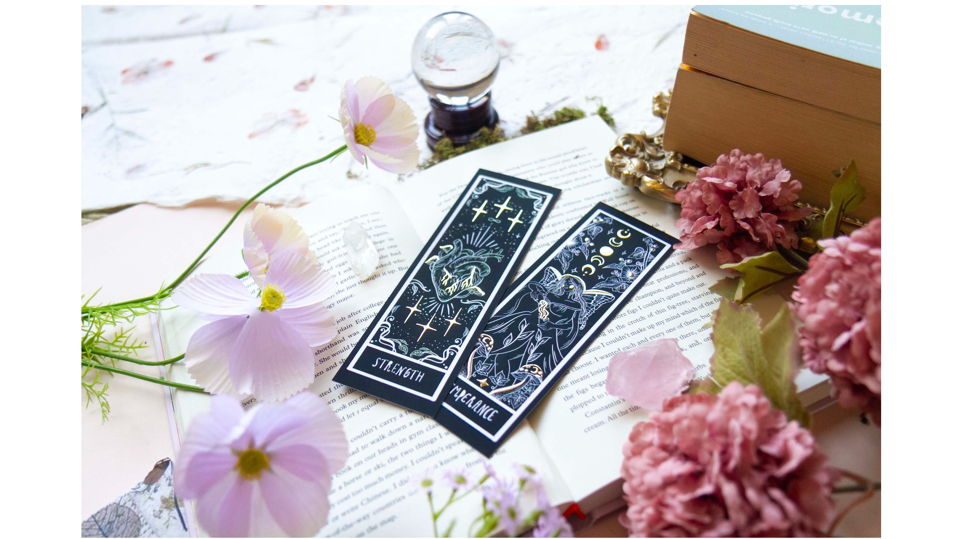 Tarot Gold Foil Bookmarks