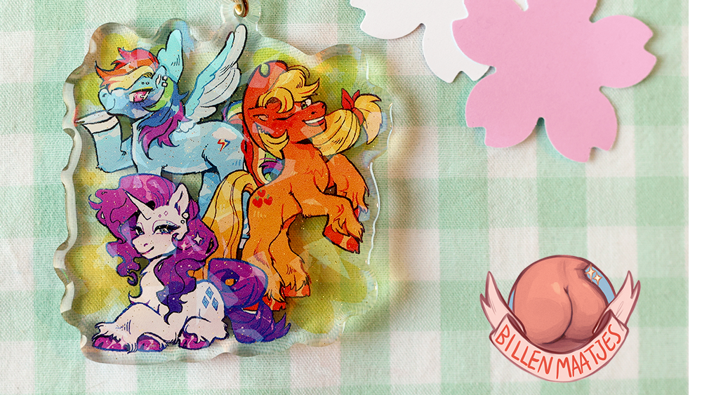 Acryllic Sleutelhanger My Little Pony