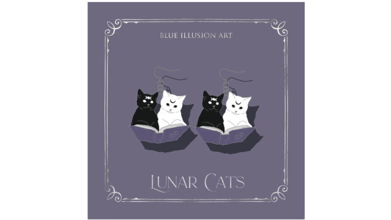 Lunar Cats | Earrings
