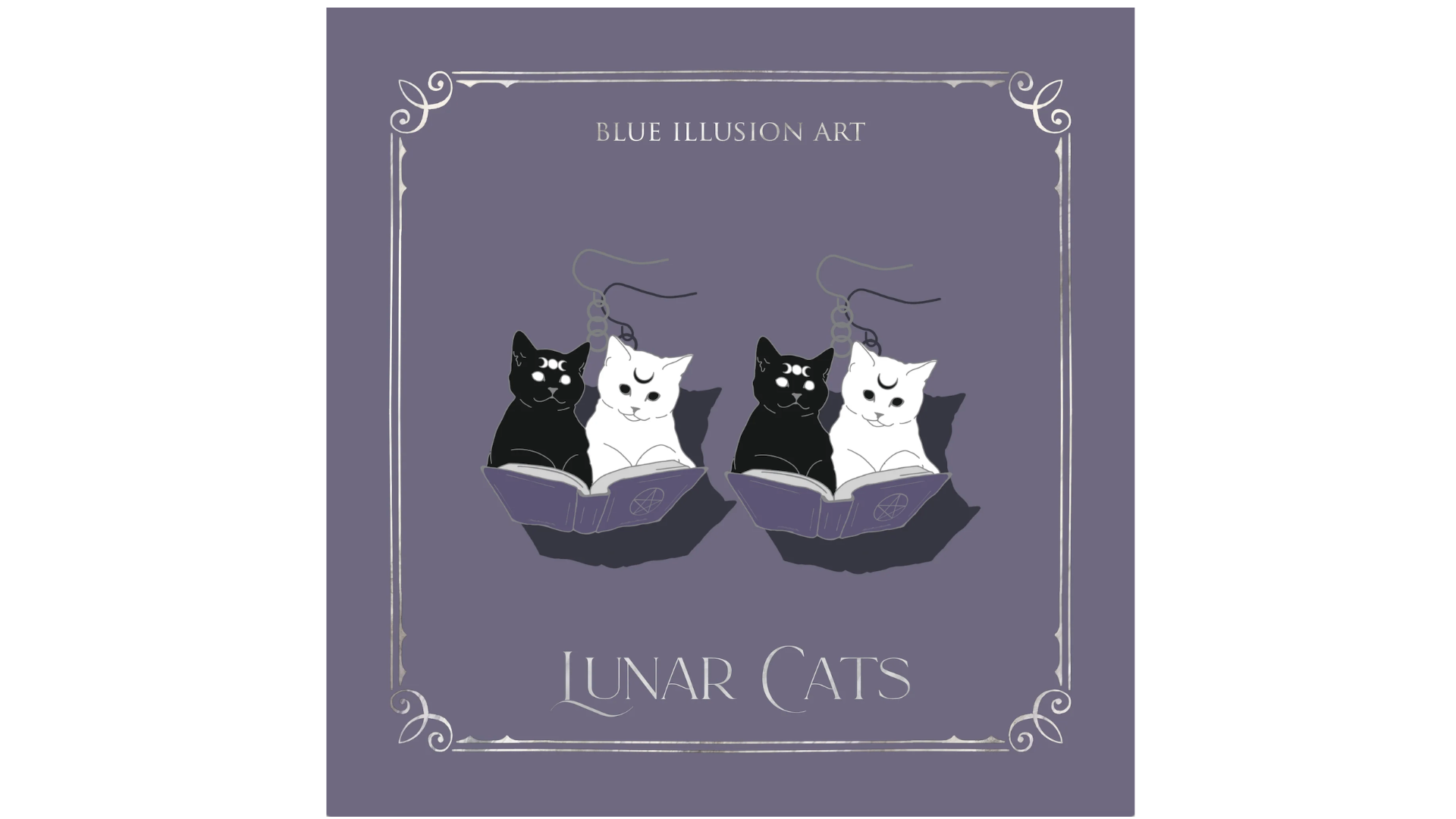 Lunar Cats | Earrings