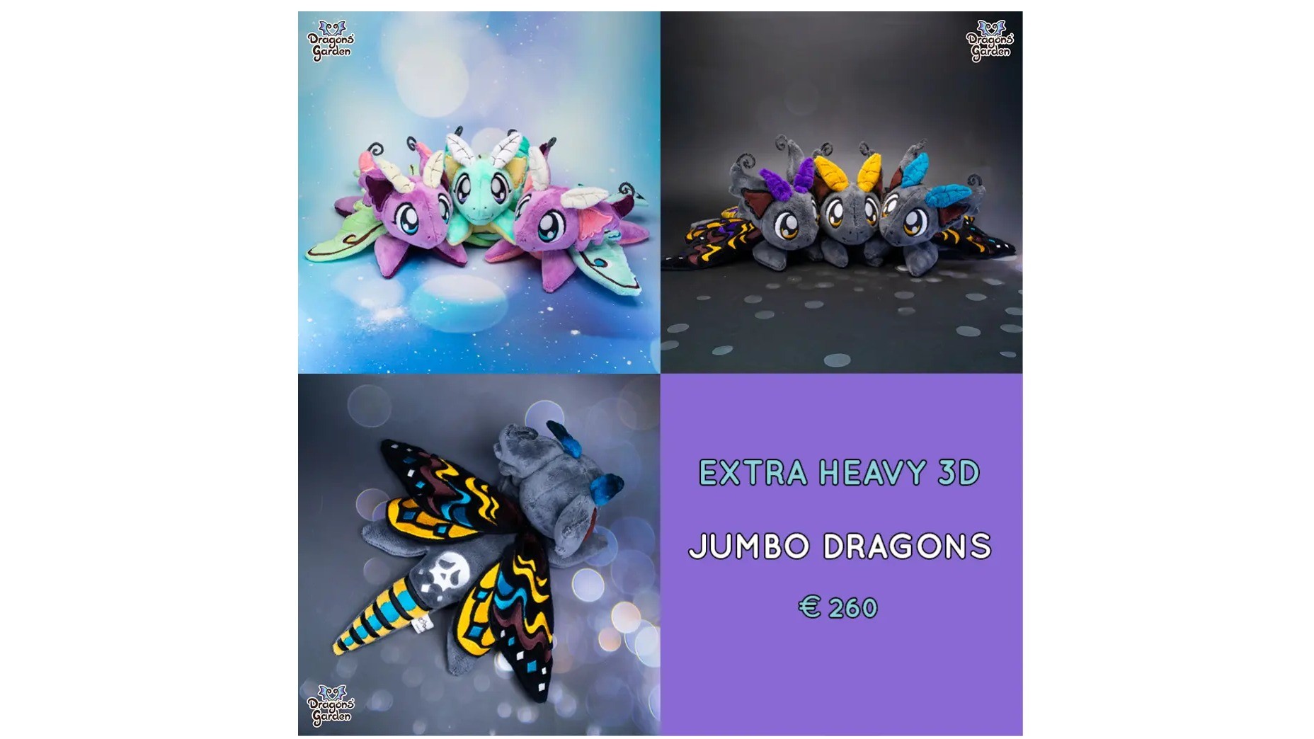 Verzwaarde  Jumbo Dragons – Handgemaakt