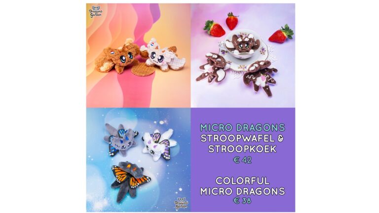 Micro Dragon Plushies – Handmade