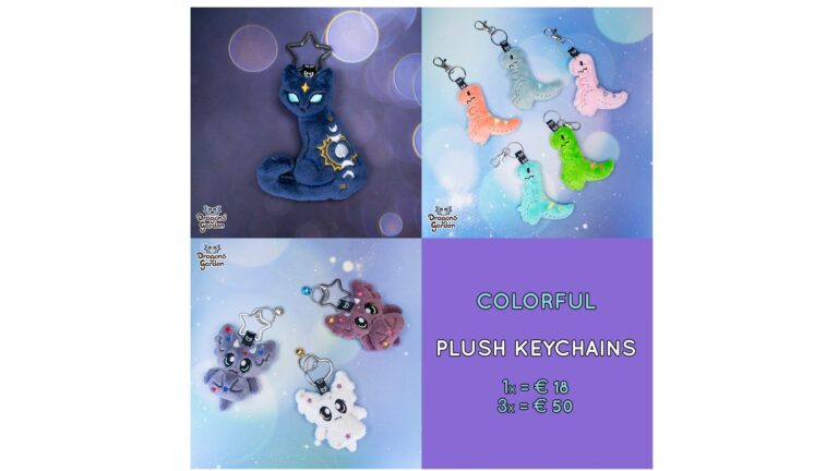 Plush Keychains – Handmade