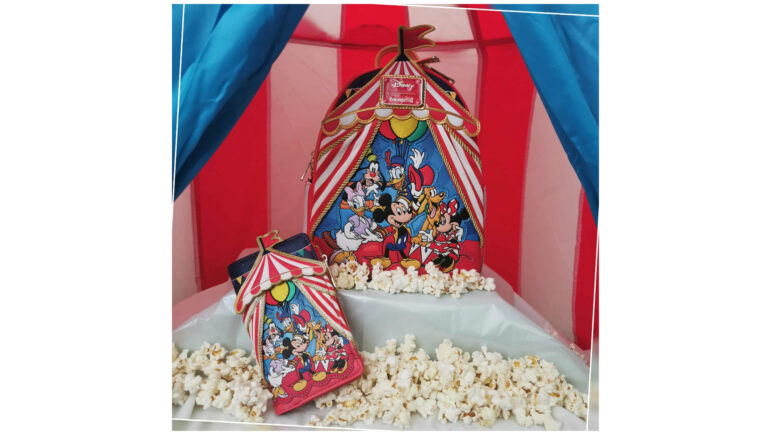 Loungefly – BL Disney Mickey Mouse & Friends Circus Mini Backpack & Wallet Derwin Collectables EMEA Exclusive