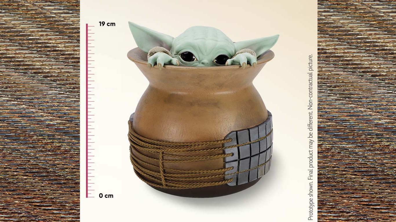 Attakus Grogu in a jar