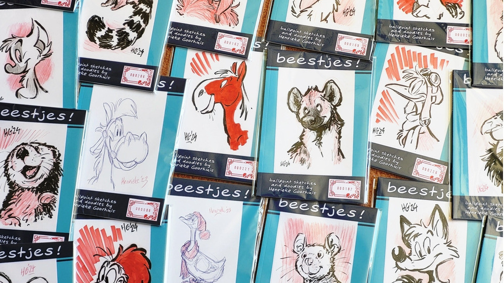 Beestjes Sketch cover art books