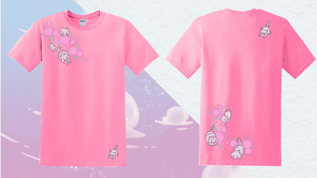Sakura kitties T-shirt