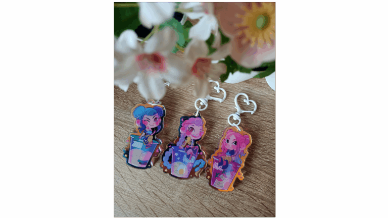 Demon hunter keychains