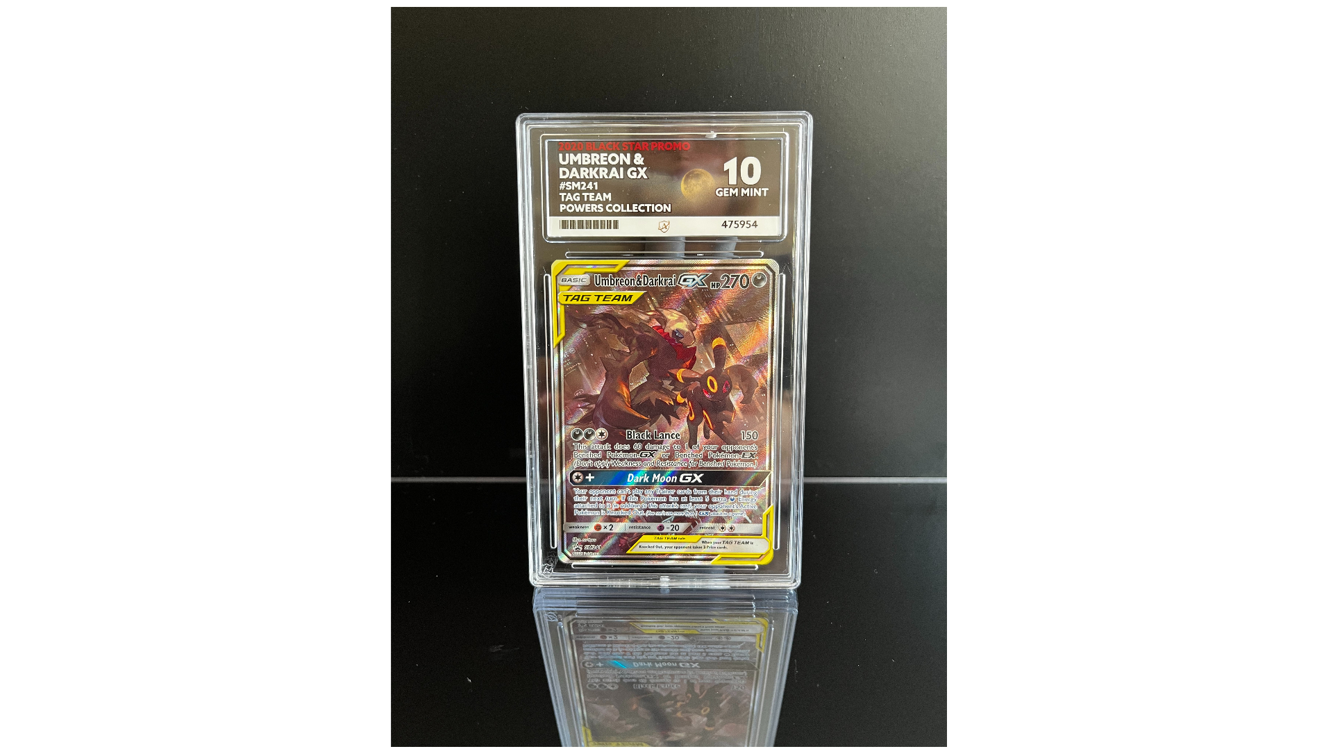 Umbreon & Darkrai GX #SM241 Pokemon Promo ACE GEM MINT 10