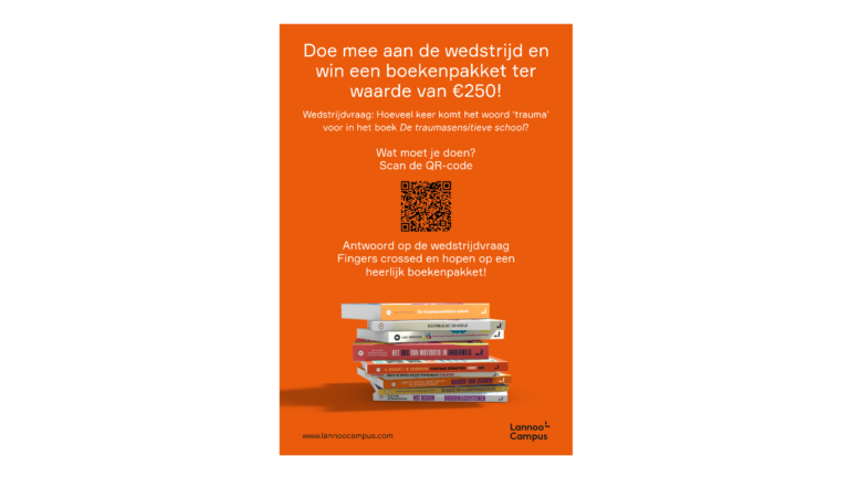 Kom langs op onze stand en maak kans op een boekenpakket ter waarde van €250!