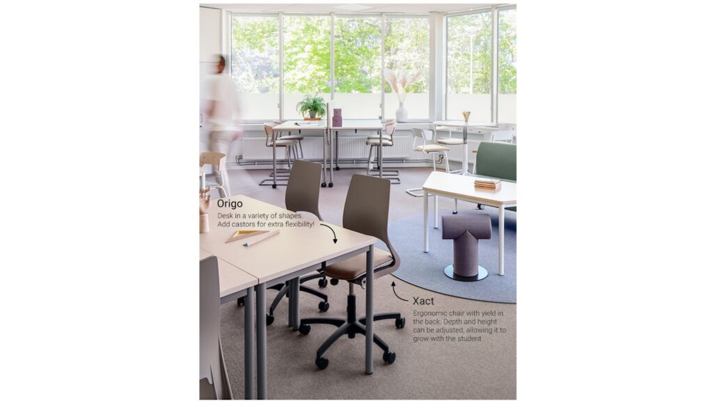 Schoolmeubilair van de toekomst moet beweging stimuleren