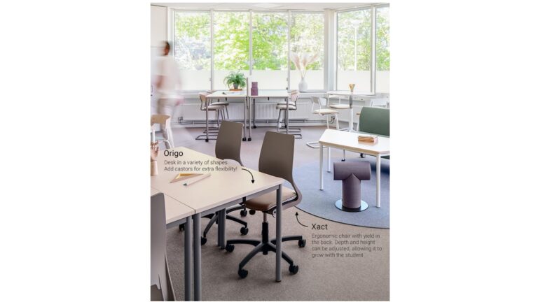 Schoolmeubilair van de toekomst moet beweging stimuleren