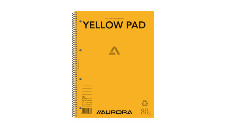 GELE COLLEGEBLOKKEN SPIRAAL