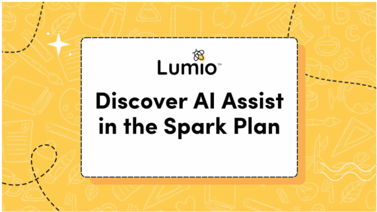 Tijd besparen en leerlingen stimuleren met AI Assist in het Lumio Spark-abonnement