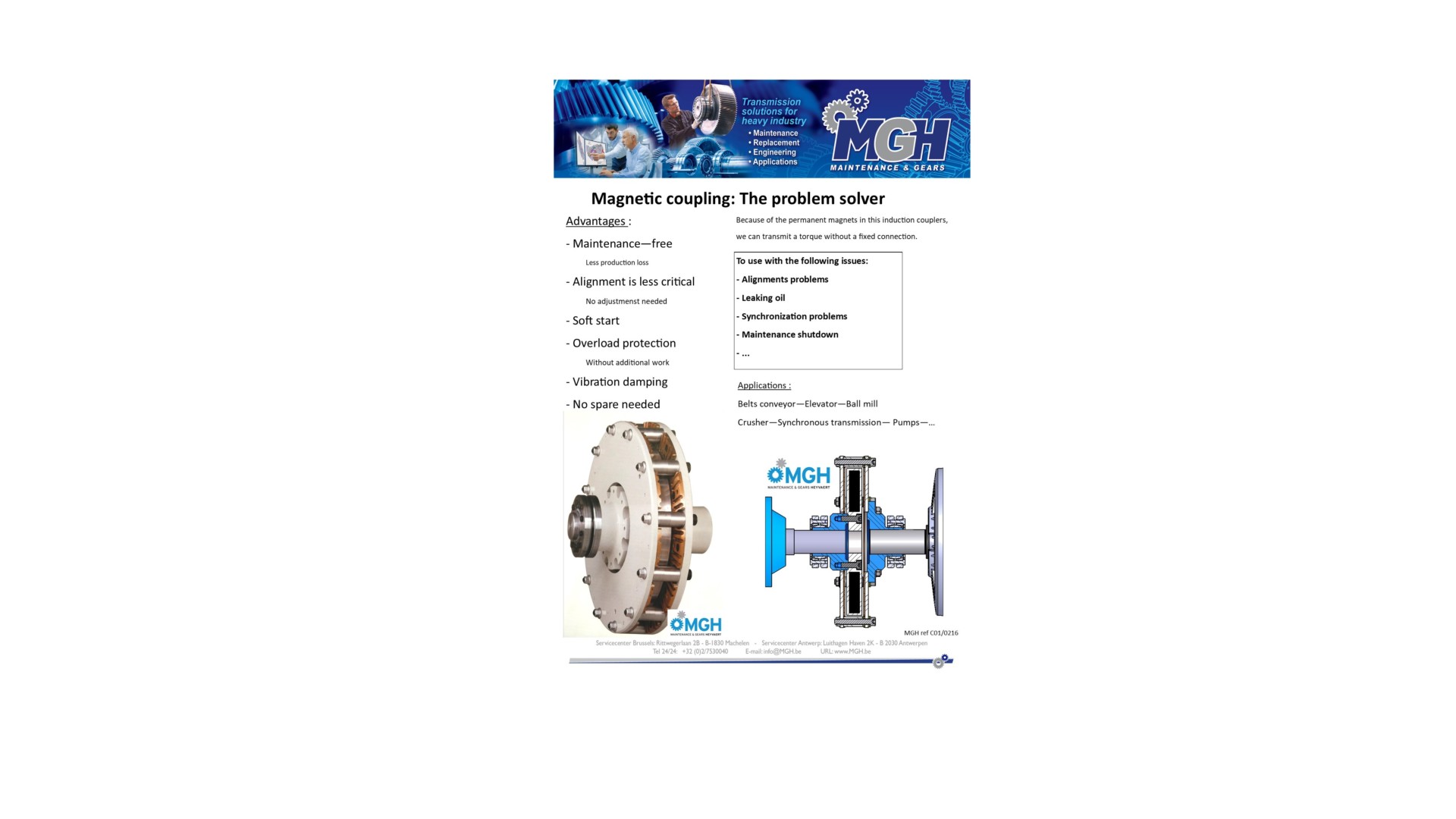 MGH accouplement magnetique