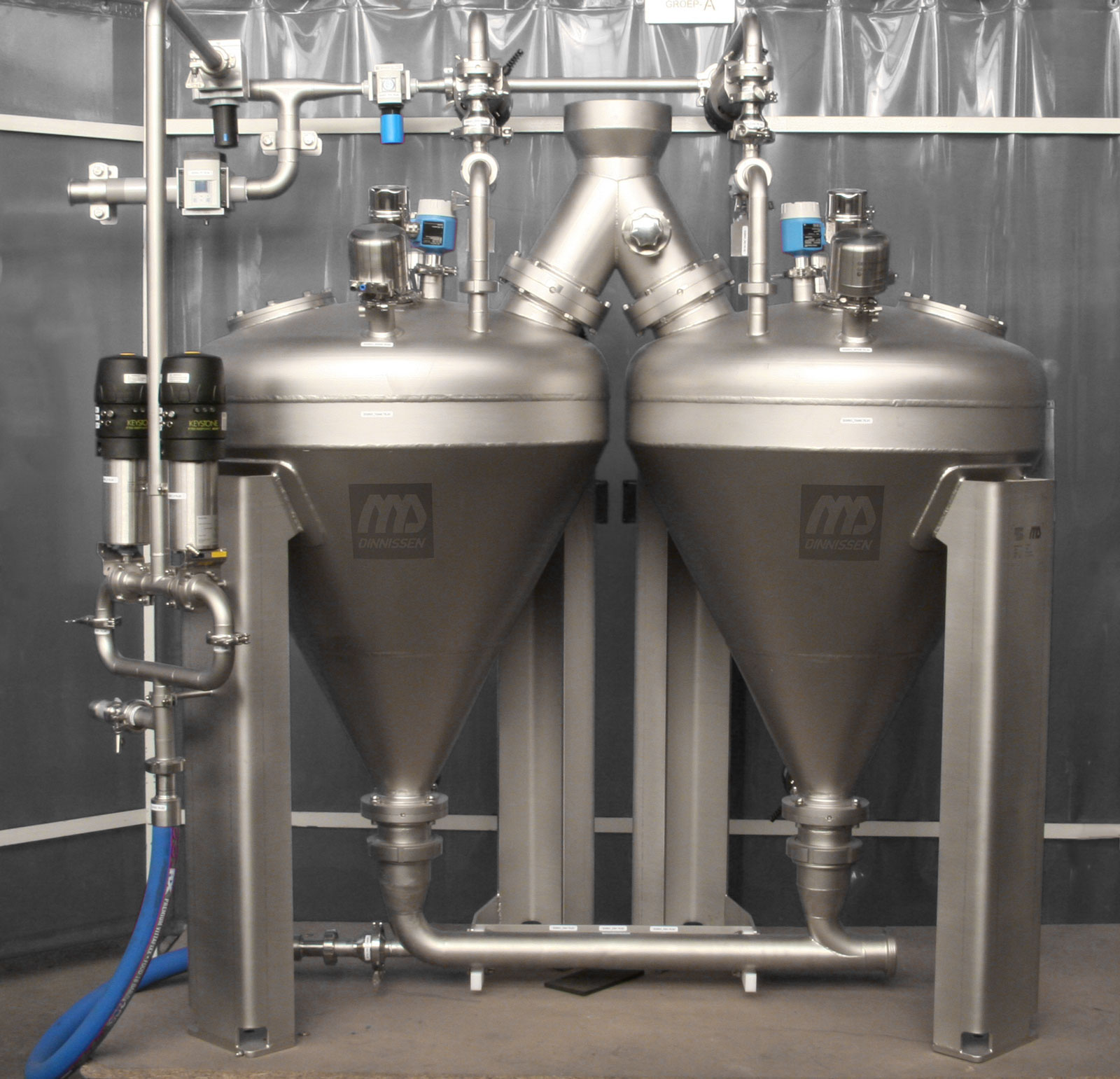 Maximum hygiene with Dinnissen Dense Phase transport