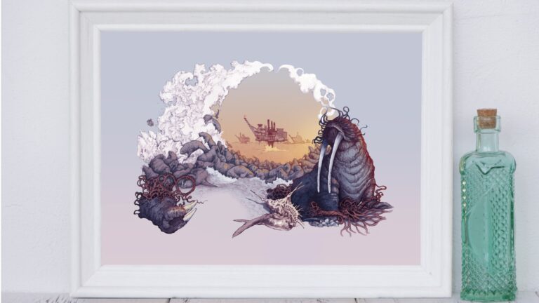 Arctic Fall,  Giclée Print