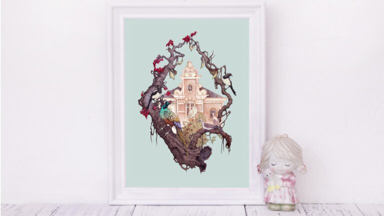 Birdlime,  Giclée Print