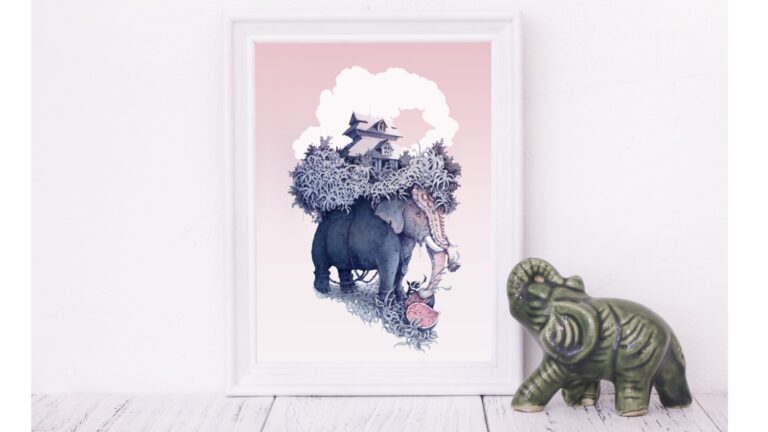 Caparisoned, Giclée Print