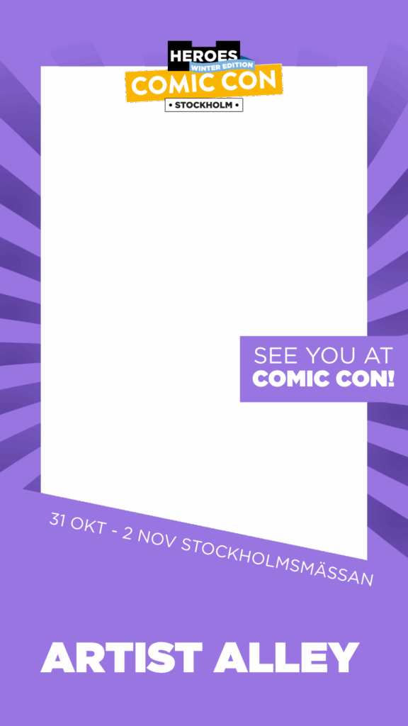 Exhibitor banner Artist Alley Transparent backgorund