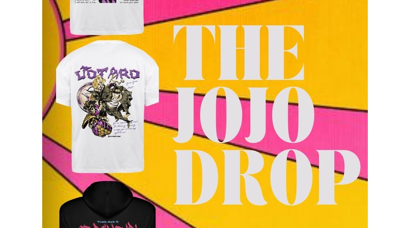 New Jojo inspired merch