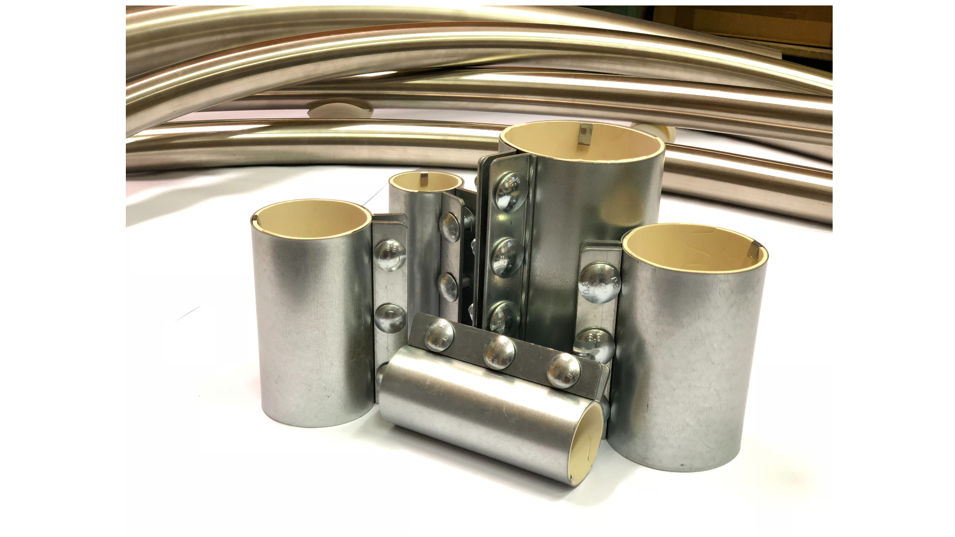 PIPE BENDS AISI-304 AND COUPLINGS FOR PNEUMATIC CONVEYING TUBES