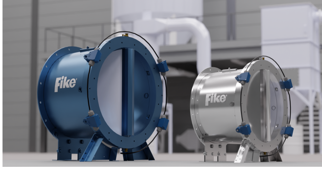 Dual-Flap Isolation Valve in Stainless Steel