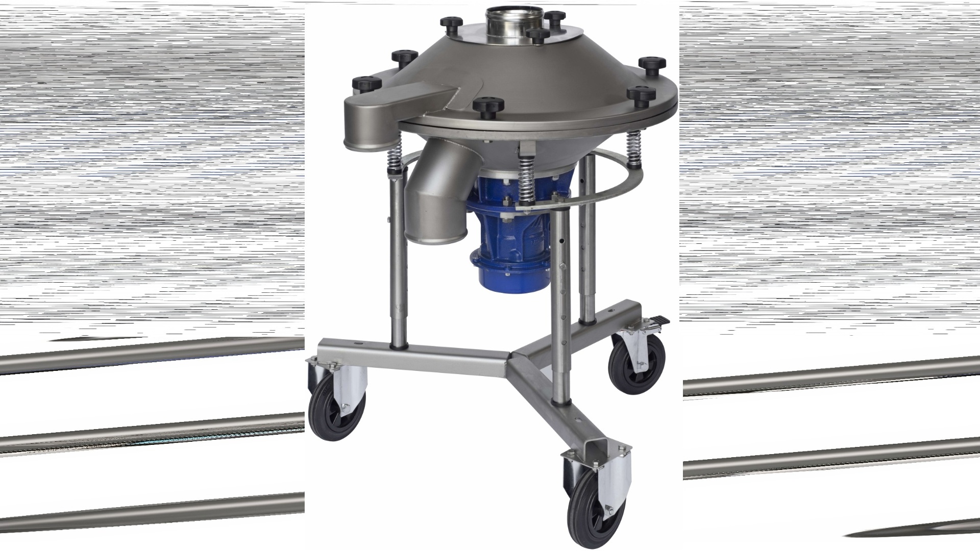 I.P.V.  CR Inox AISI 304 BI.P.V.  CR Stainless Steel   –   VIBROVAGLI PER POLVERI VIBRATING SCREEN FOR POWDERS