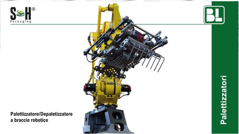 Palettizzatore/Depaletizzatore a braccio robotico