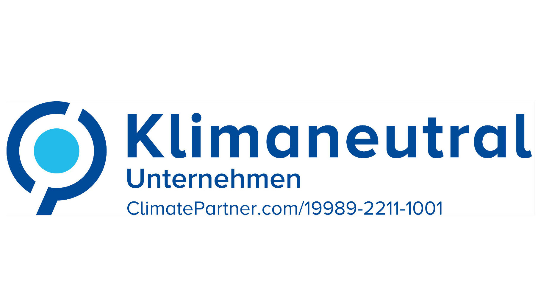 We are 100 % climate neutral.