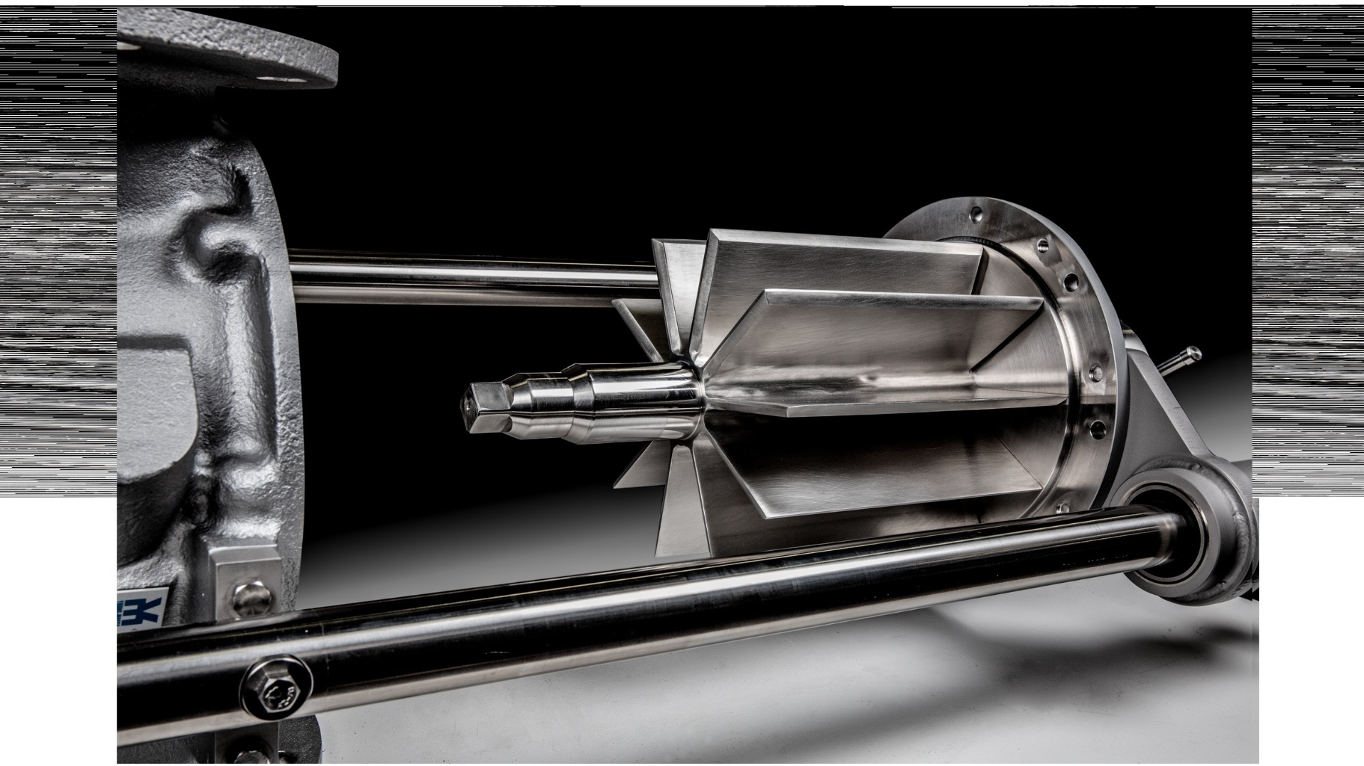 LDRZ Fast opening Rotary Valve with supporting bars