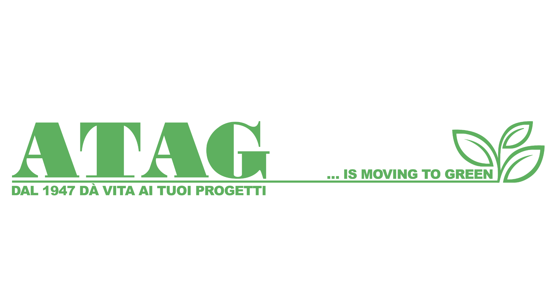 ATAG è GREEN (anche se il nostro Logo originale è rosso)