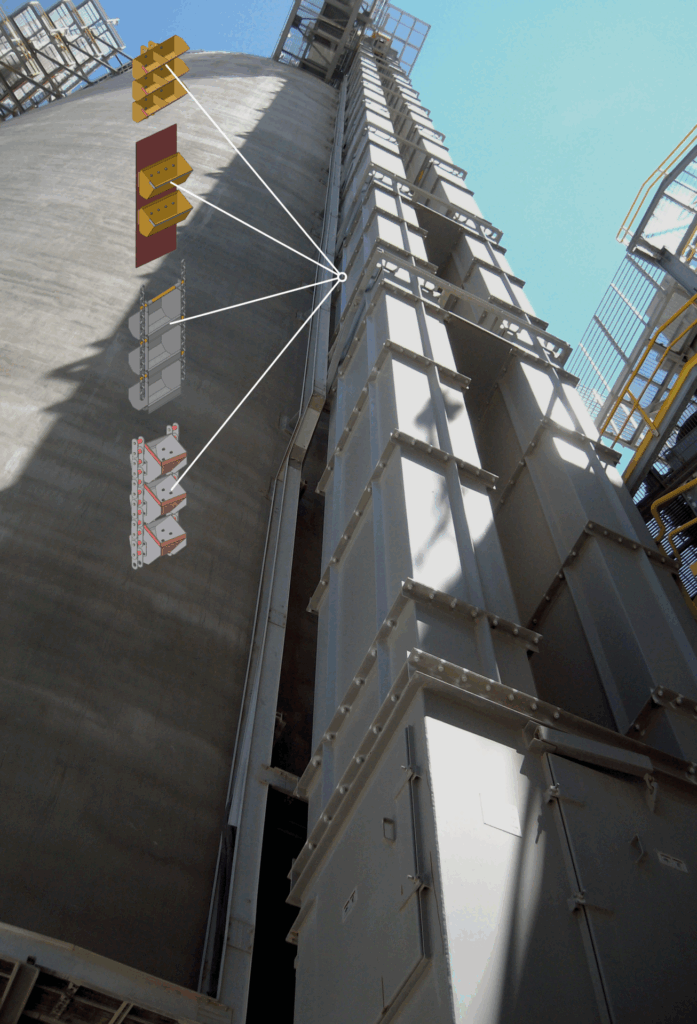 EVR – Bucket Elevator with Continuous Round Steel Chains