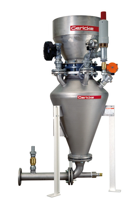 Pneumatic dense phase conveying