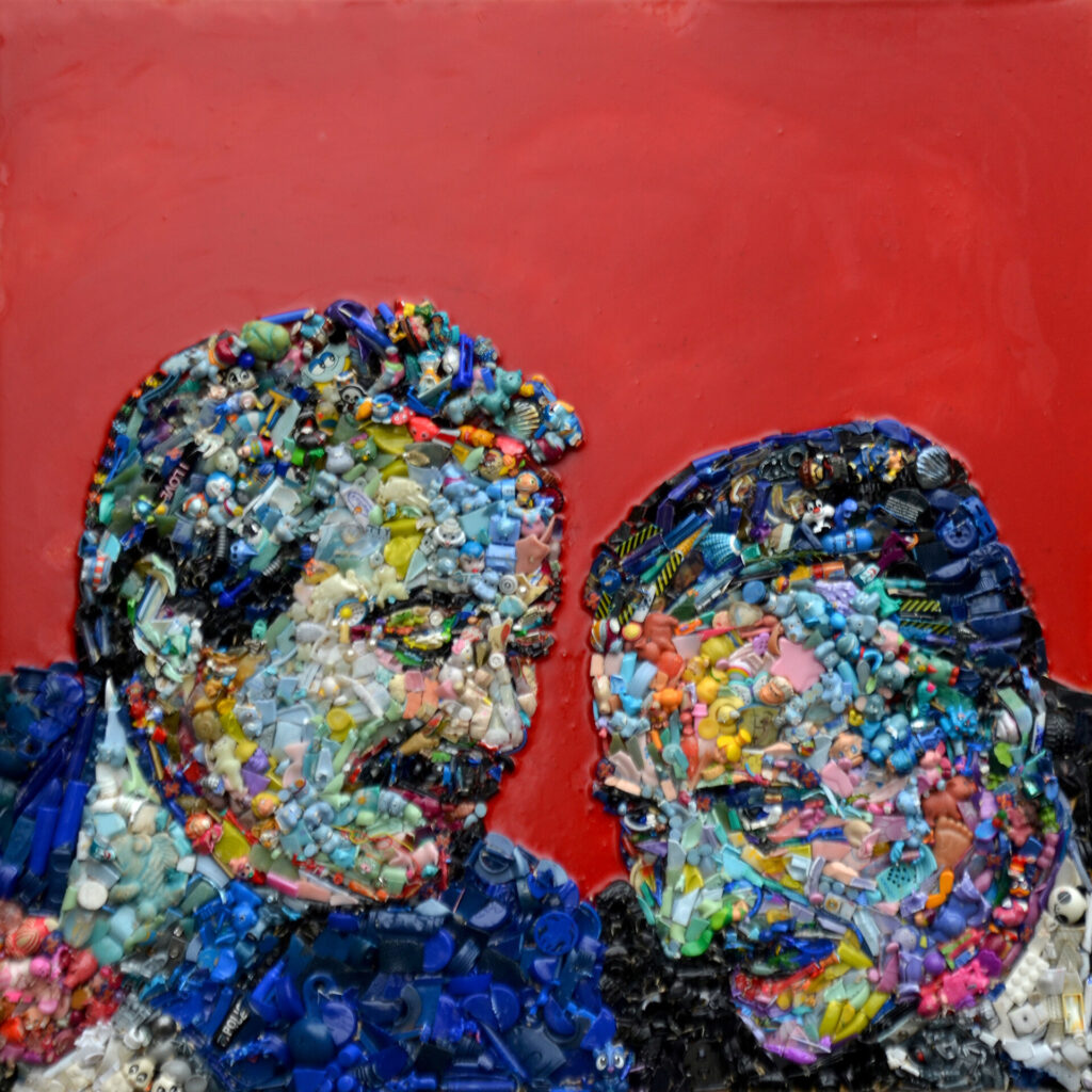 Falcone e Borsellino - 70 x 70 cm - 2019