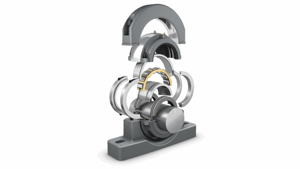 Cuscinetti a rulli in due metà Cooper