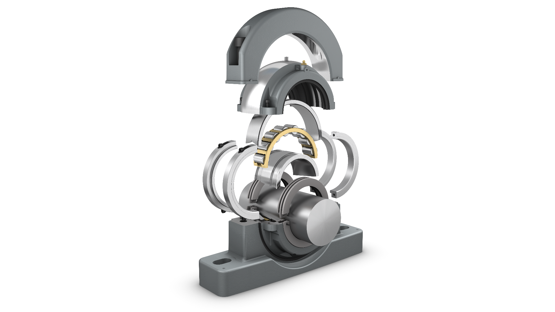 Cuscinetti a rulli in due metà Cooper