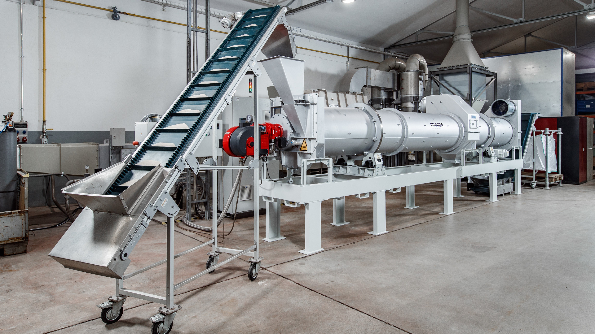 Combined Drum Dryers/Coolers Mozer System