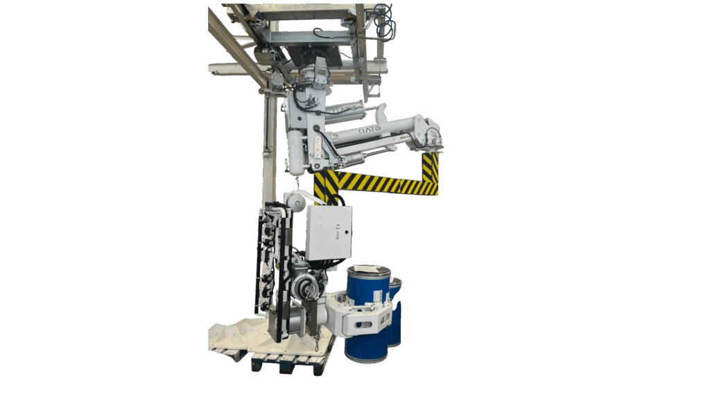 Manipolatore Pneumatico ATIS per il Sollevamento Ergonomico di Fusti