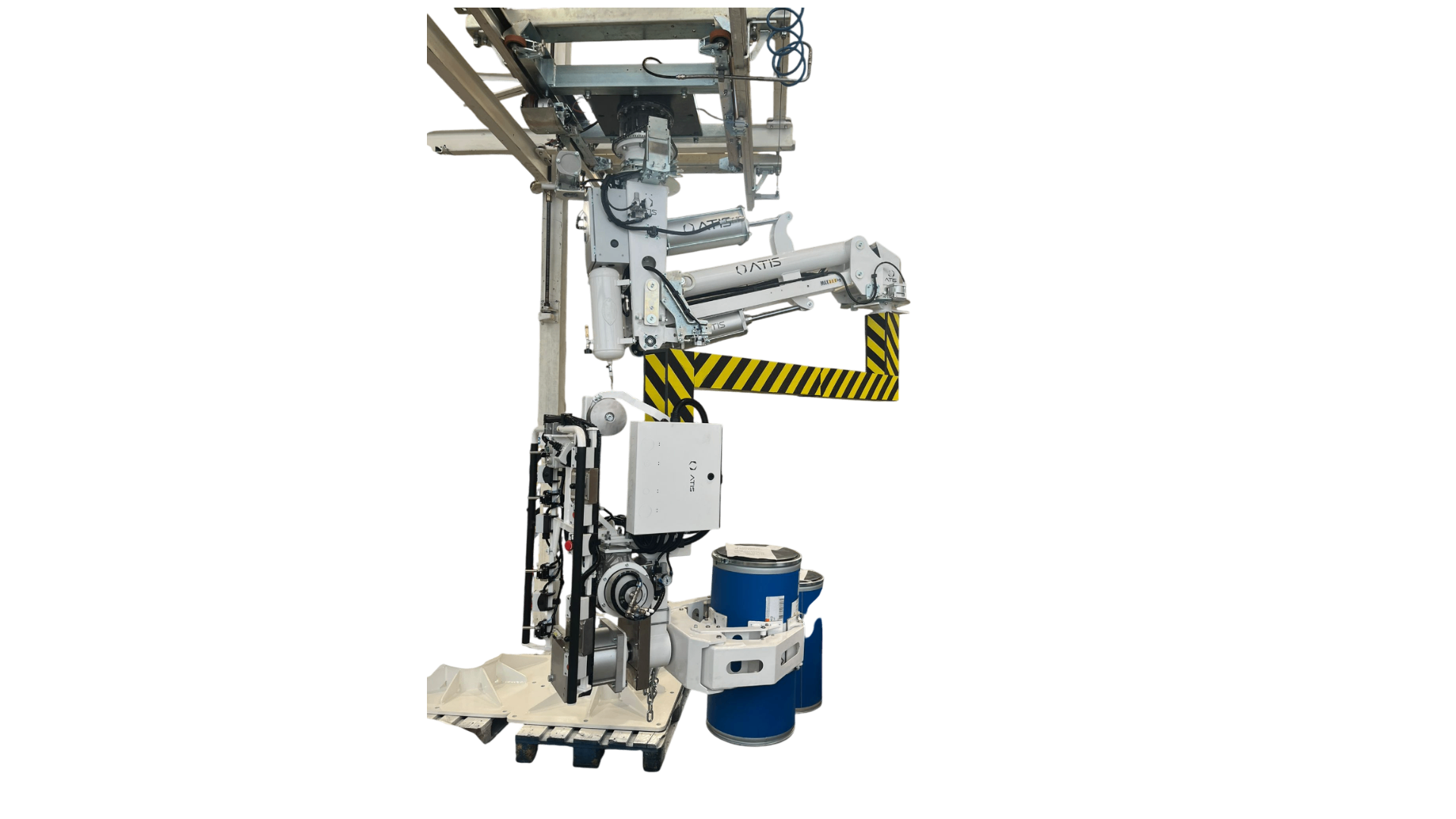 Manipolatore Pneumatico ATIS per il Sollevamento Ergonomico di Fusti