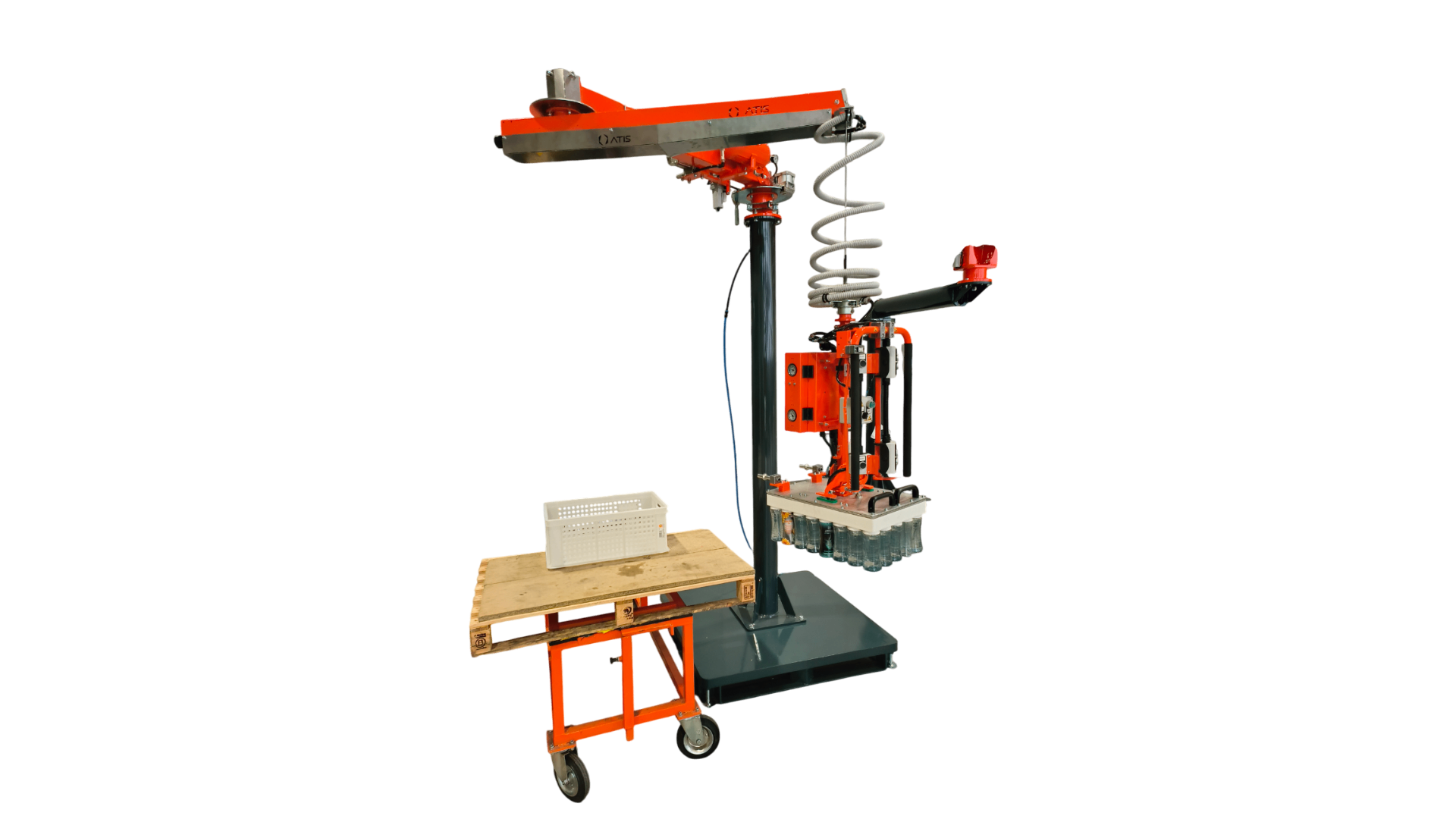 Safe Handling of Bottles with ATIS Pneumatic Manipulator