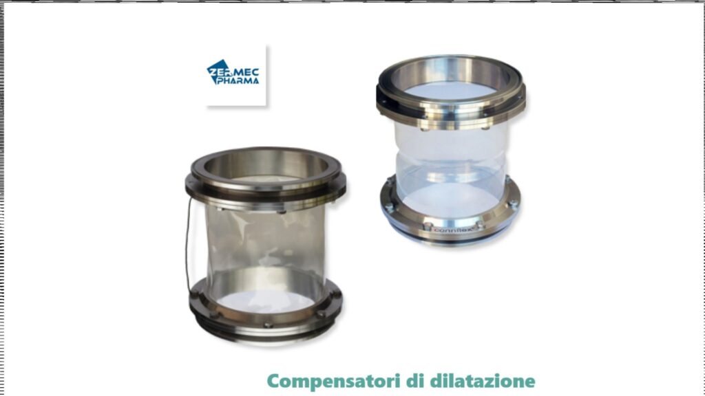 I nostri compensatori di dilatazione sono la scelta migliore per le apparecchiature conformi alle GMP e certificate FDA che collegano le parti mobili.