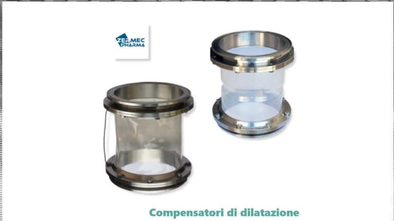 I nostri compensatori di dilatazione sono la scelta migliore per le apparecchiature conformi alle GMP e certificate FDA che collegano le parti mobili.