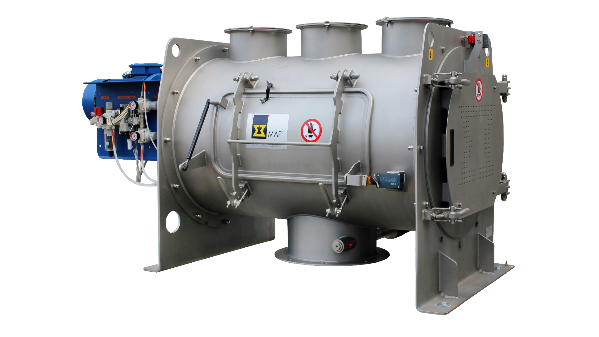 NUOVO: Miscelatore orizzontale discontinuo a singolo albero QuickClean™ WBO