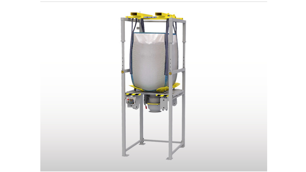 SBB-ADS: lo scaricatore Big Bag WAMGROUP con Anti-Dust System per uno svuotamento pulito, sicuro e controllato