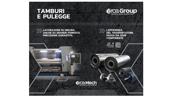 ARCA MECH – Tamburi per nastri trasportatori
