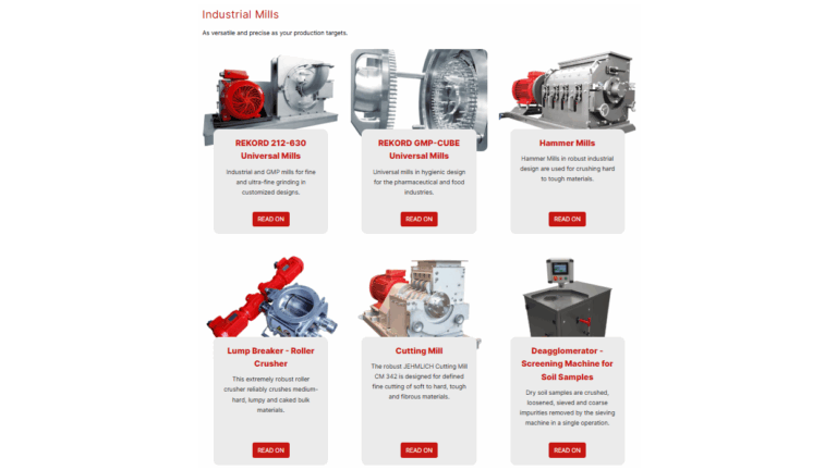 JEHMLICH Specialized in Industrial Milling Technology since 1919