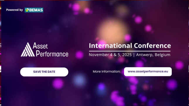 Asset Performance Conférence et Exposition – 13 & 14 novembre 2024